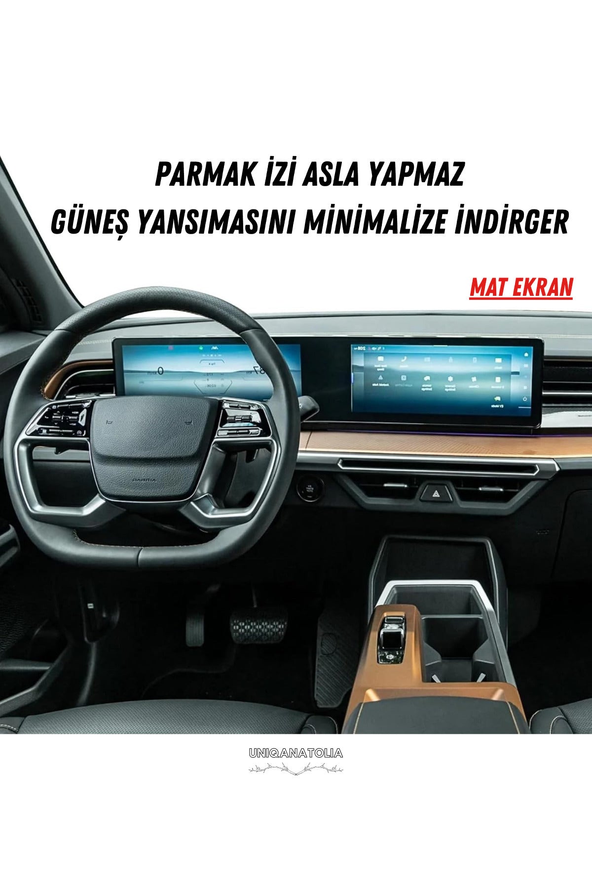 SsangYong Torres EVX 2024 Bilgi Ekran Ve Multimedya Uyumlu Mat Ekran Koruyucu