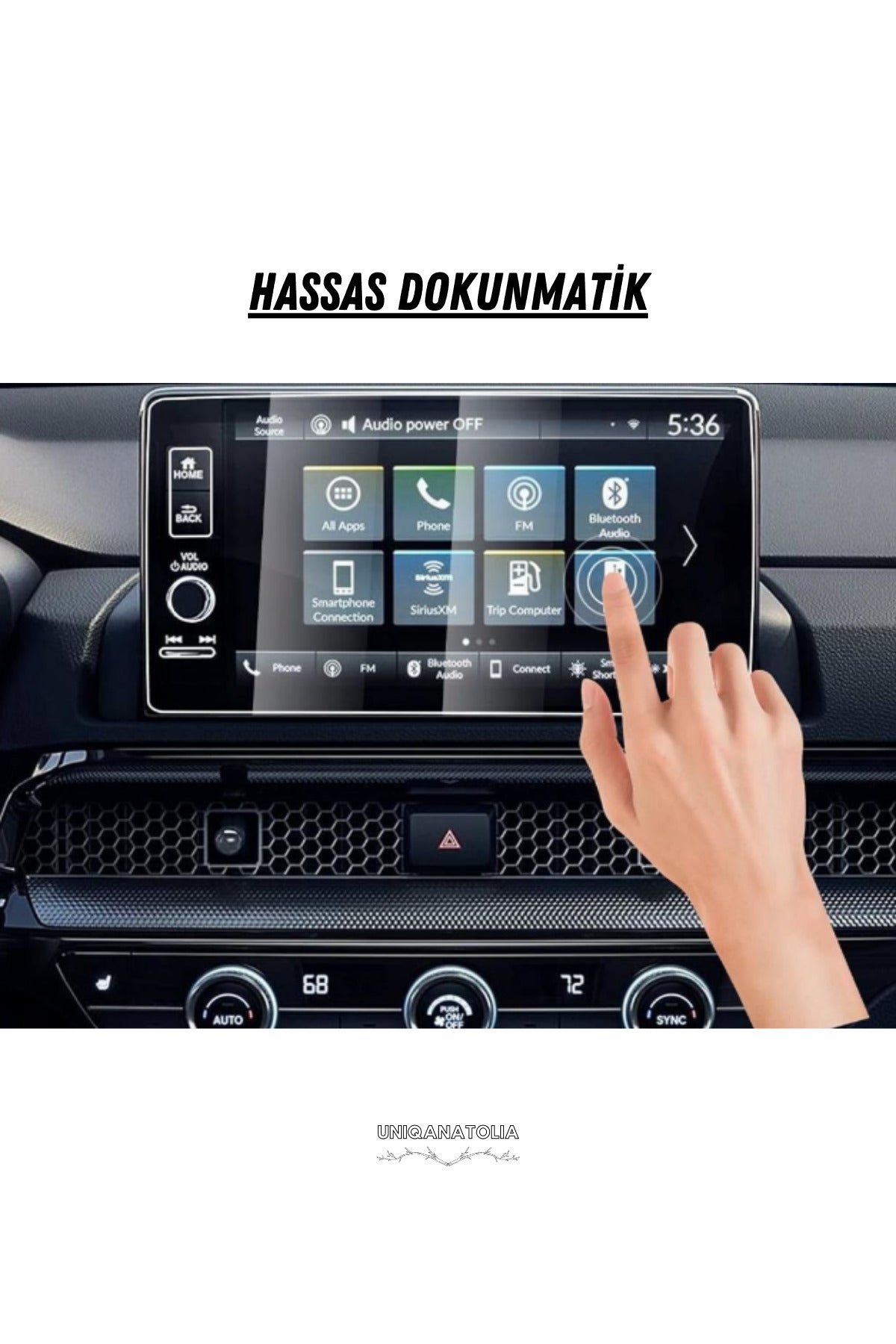 Honda Hr-v 2021 2022 9 İnç Navigasyon Ve Multimedya Nano Ekran Koruyucu