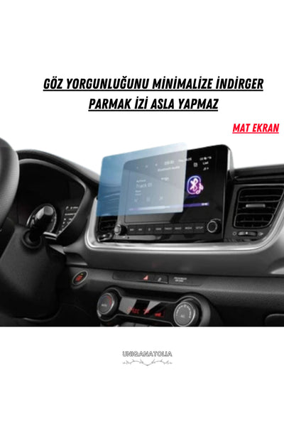 Kia Stonic 2023-2024 Navigasyon ve Multimedya Uyumlu Mat Ekran Koruyucu
