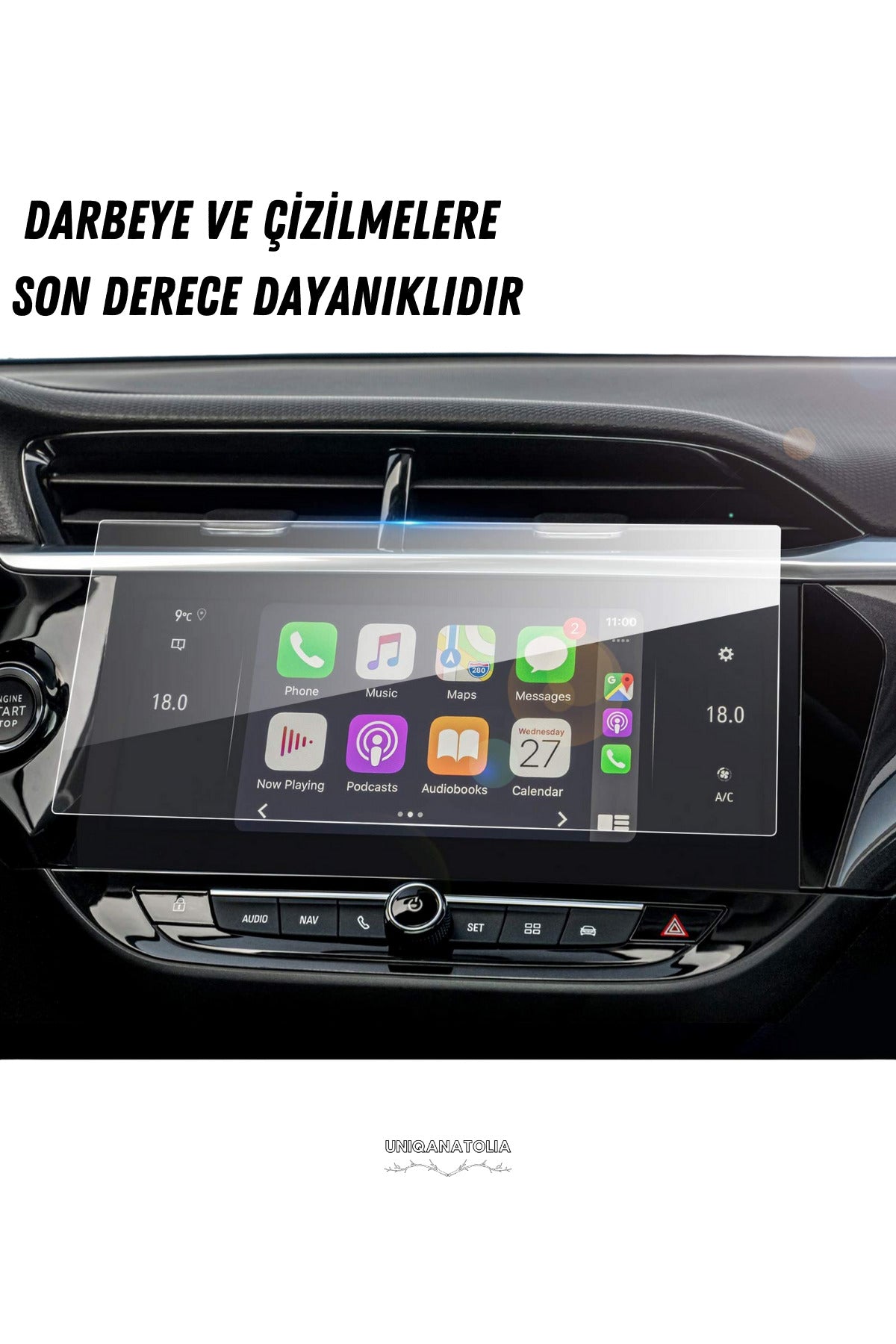 Opel Corsa 2025 Navigasyon ve Multimedya Uyumlu Nano Ekran Koruyucu
