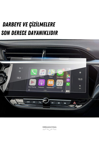 Opel Corsa 2025 Navigasyon ve Multimedya Uyumlu Nano Ekran Koruyucu