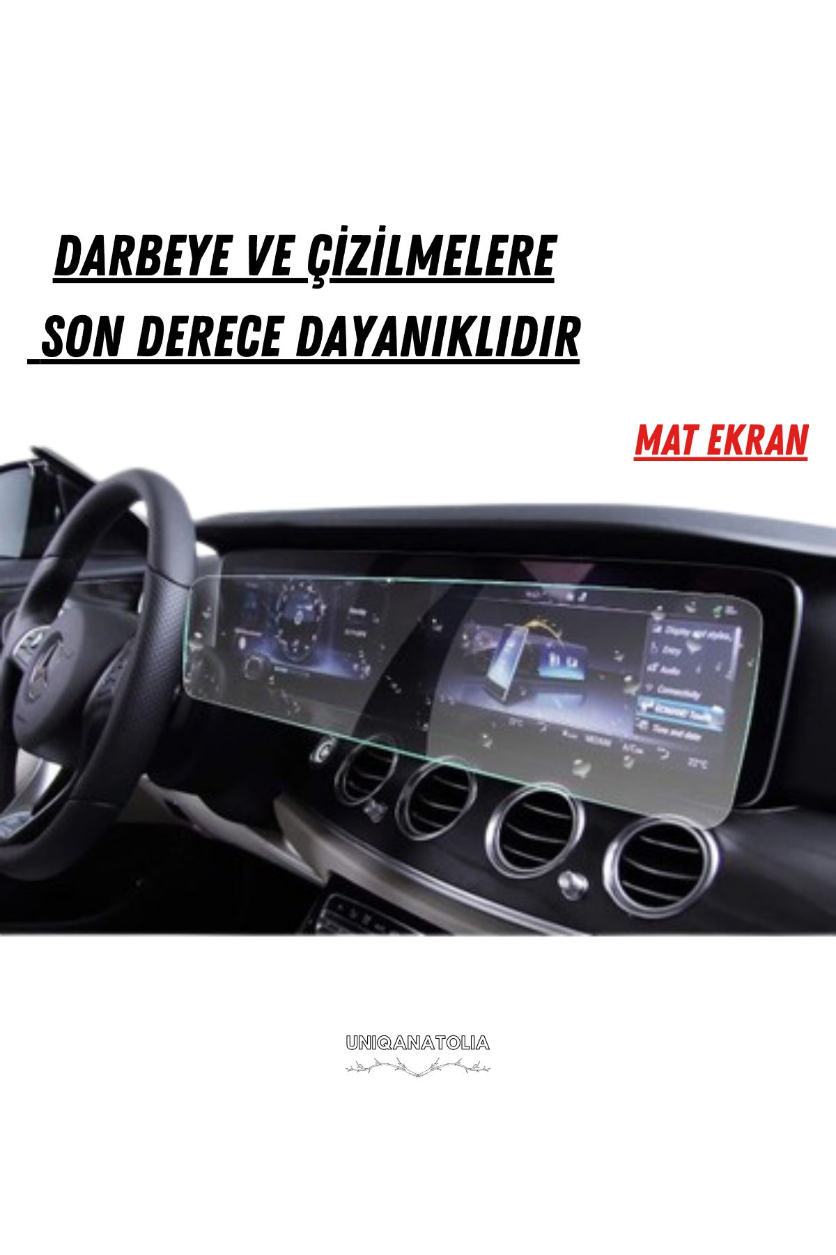 Mercedes CLA 200 2025 Navigasyon ve Bilgi Ekran Uyumlu Mat Ekran Koruyucu
