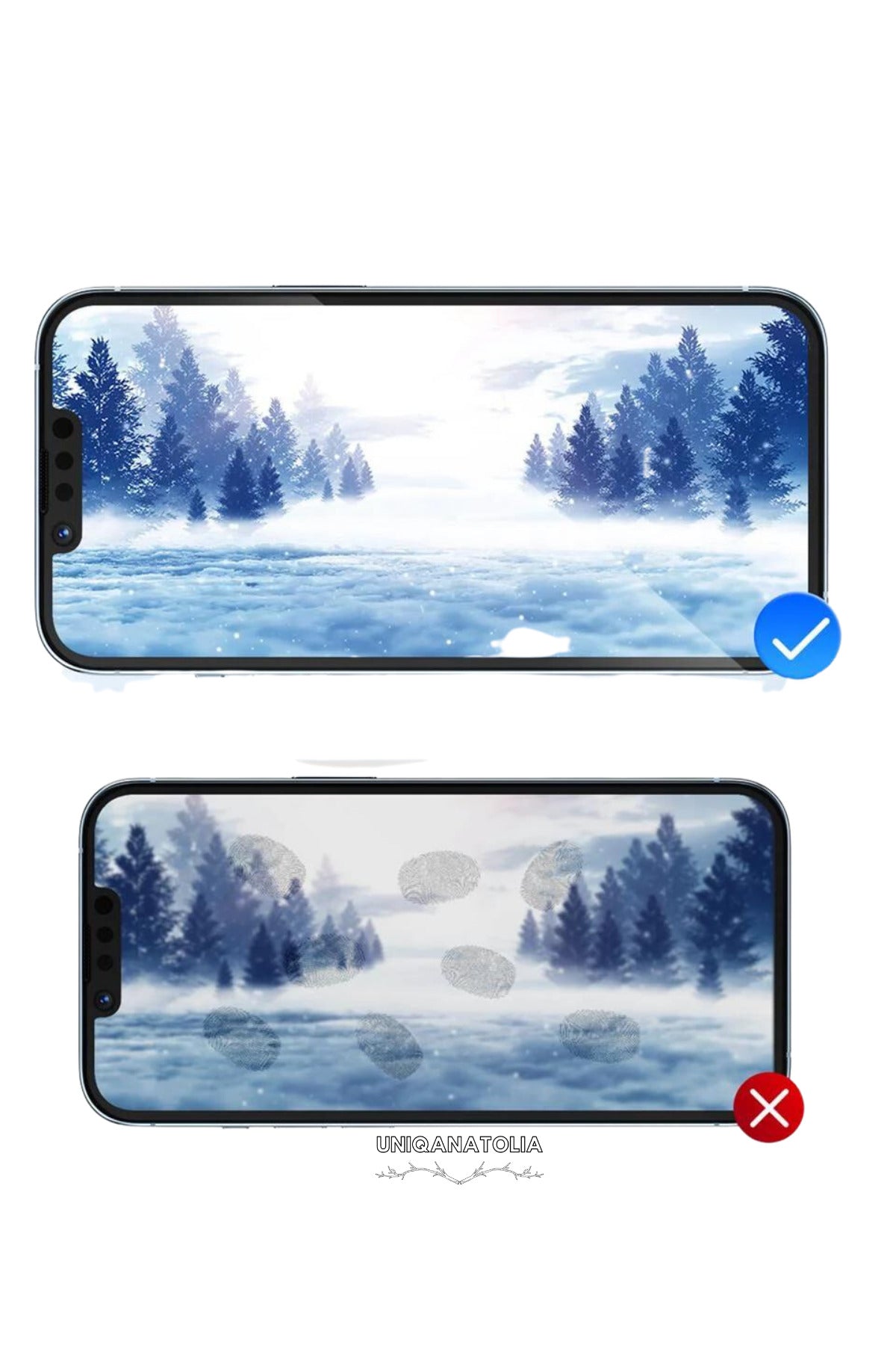 iPhone 16 Pro Max Anti-Static 3D Toz Tutmayan Kırılmaz Ekran Koruyucu