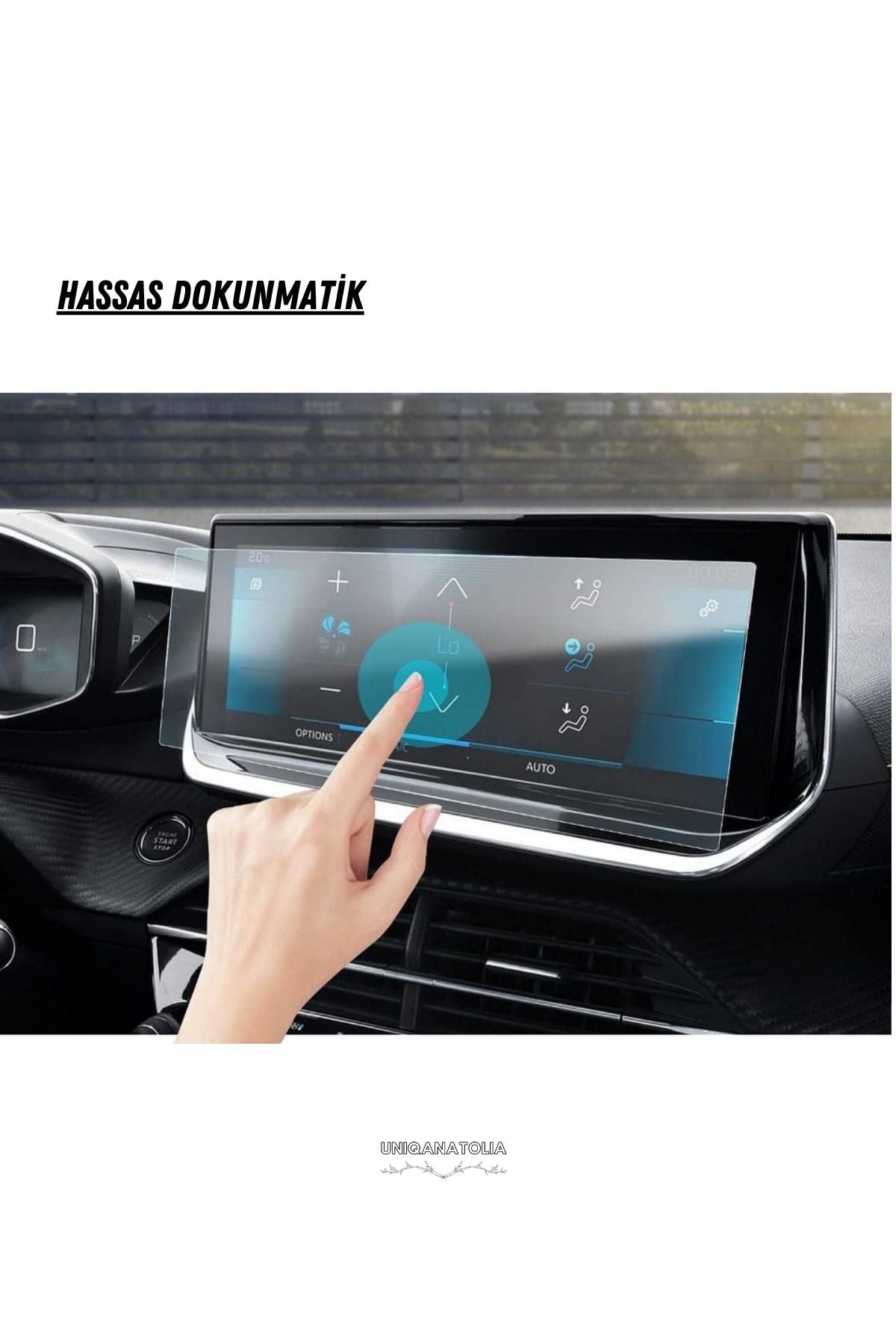 Peugeot 2008 10 Inç 2019 2020 Multimedya Uyumlu Nano Ekran Koruyucu
