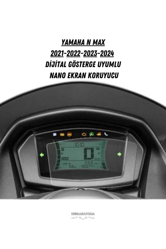 Yamaha N Max 2021 2022 2023 2024 Dijital Gösterge Uyumlu Nano Ekran Koruyucu
