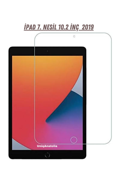 Apple Ipad 7.nesil 10.2 Inç 2019 Uyumlu Temperli Kırılmaz Ekran Koruyucu
