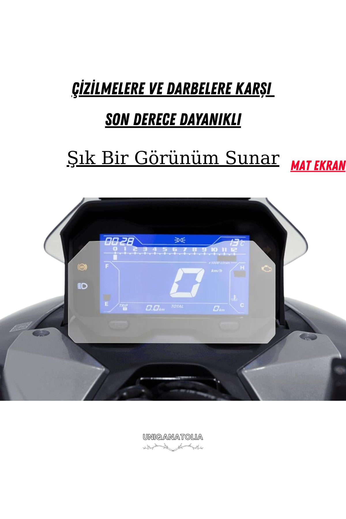 RKS Blade 2022-2024 Dijital Gösterge Uyumlu Mat Ekran Koruyucu