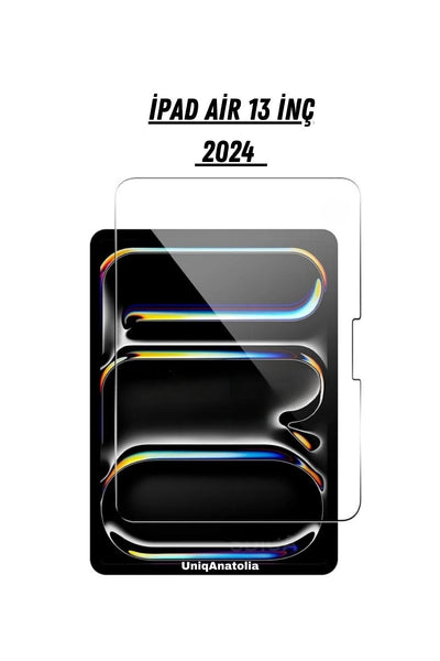 Apple iPad Air 13 İnç 2024 Uyumlu Temperli Kırılmaz Ekran Koruyucu