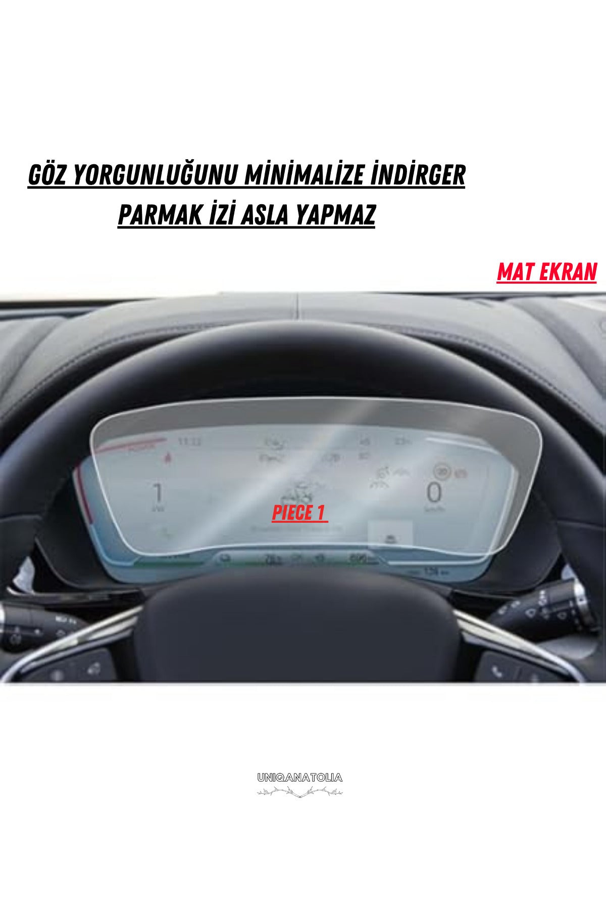 BYD SEAL U DM-İ Hayalet Gösterge ve Multimedya Uyumlu Mat Ekran Koruyucu
