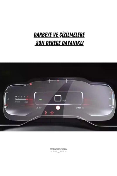Citroen C5 Aircross 2018 2019 2020 2021 2022 Dijital Hayalet Gösterge Uyumlu Nano Ekran koruyucu