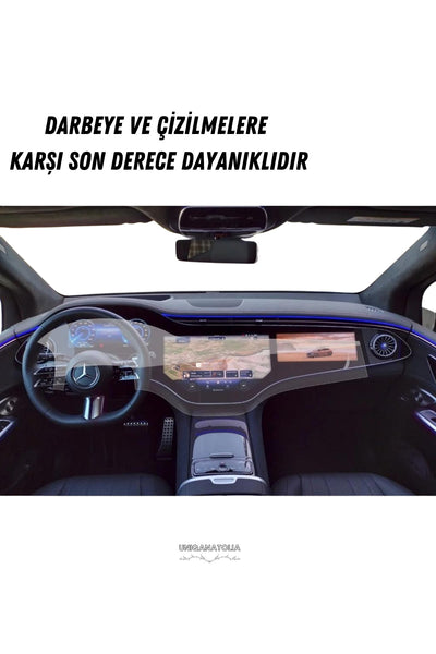 Mercedes EQS 450 Hayalet ve Bilgi Ekran Uyumlu Nano Ekran Koruyucu