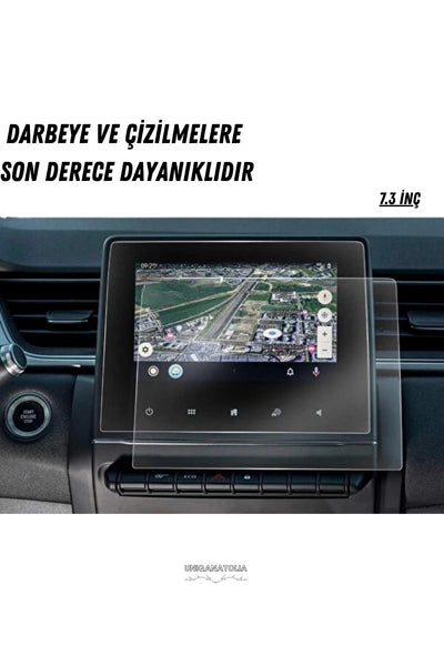 Renault Clio Evolution 2025 Navigasyon ve Multimedya Uyumlu Nano Ekran Koruyucu