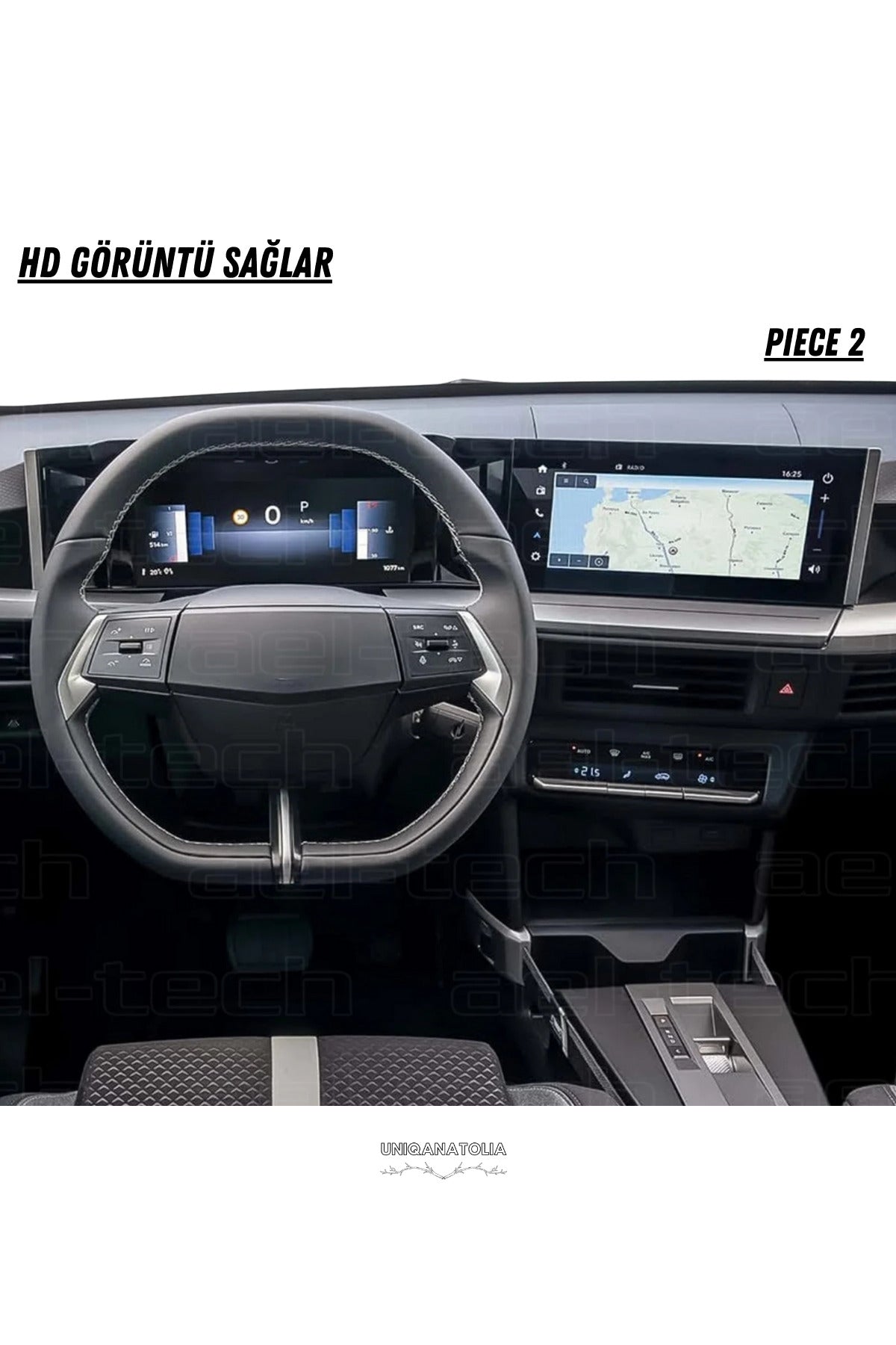 Opel Yeni Frontera 2025 Dijital Gösterge ve Multimedya Uyumlu Set Nano Ekran Koruyucu