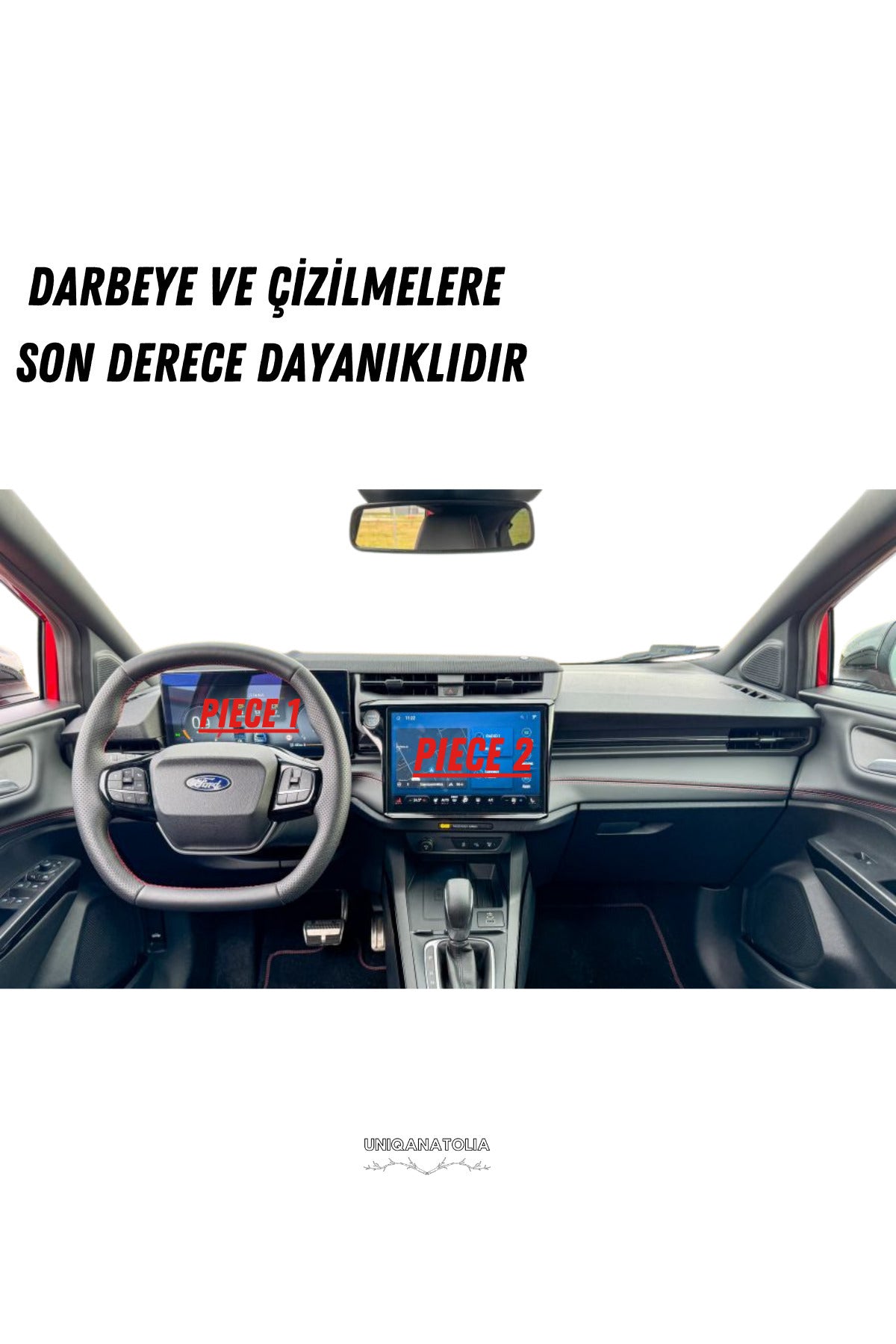 Ford Puma 2025-2026 Hayalet Gösterge Ve Multimedya Uyumlu Set Nano Ekran Koruyucu