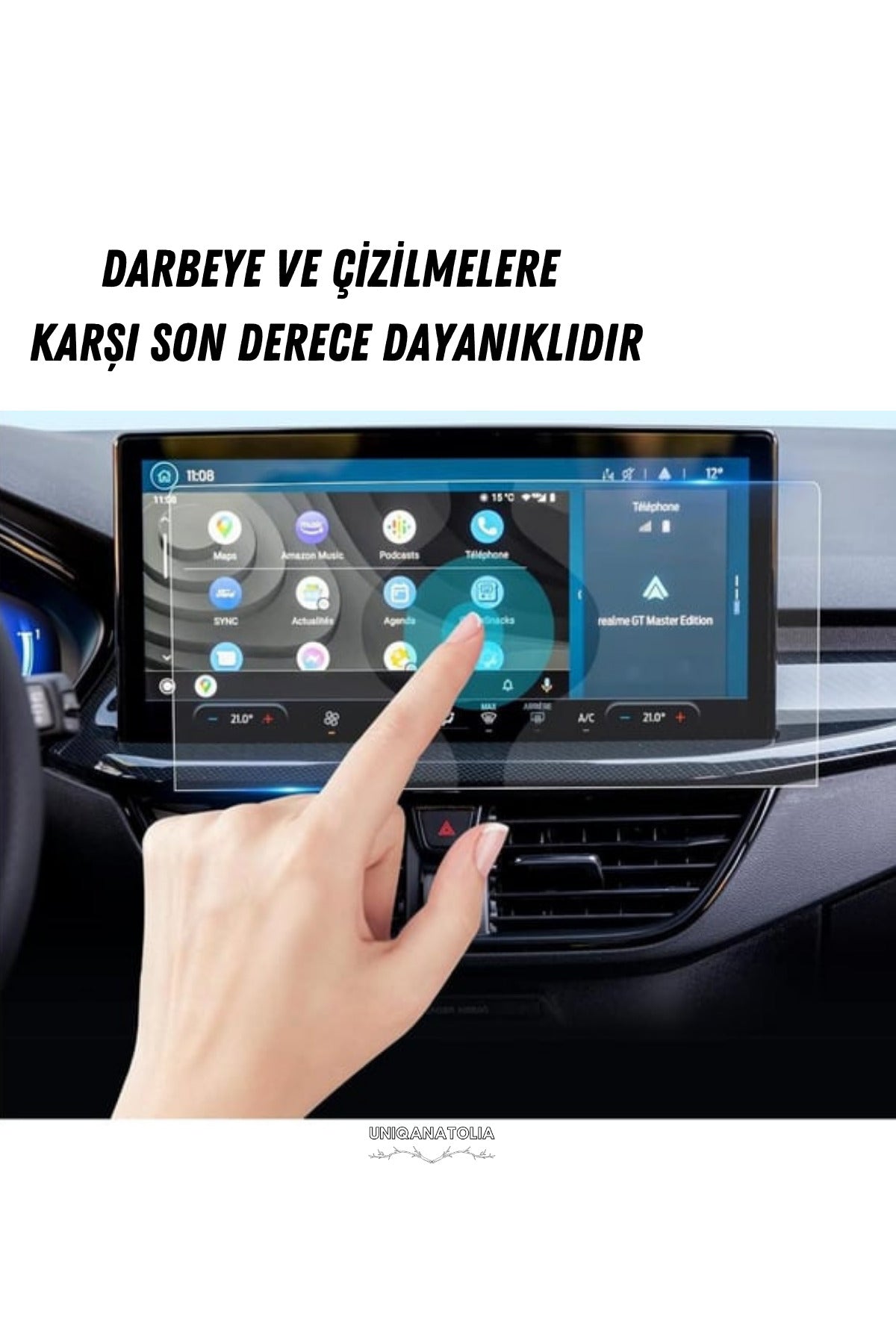 Ford Focus 2026 Navigasyon ve Multimedya Uyumlu Nano Ekran Koruyucu