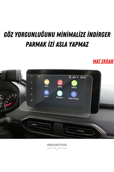 Dacia Sandero 2024-2025 Navigasyon Ve Multimedya Uyumlu Mat Ekran Koruyucu