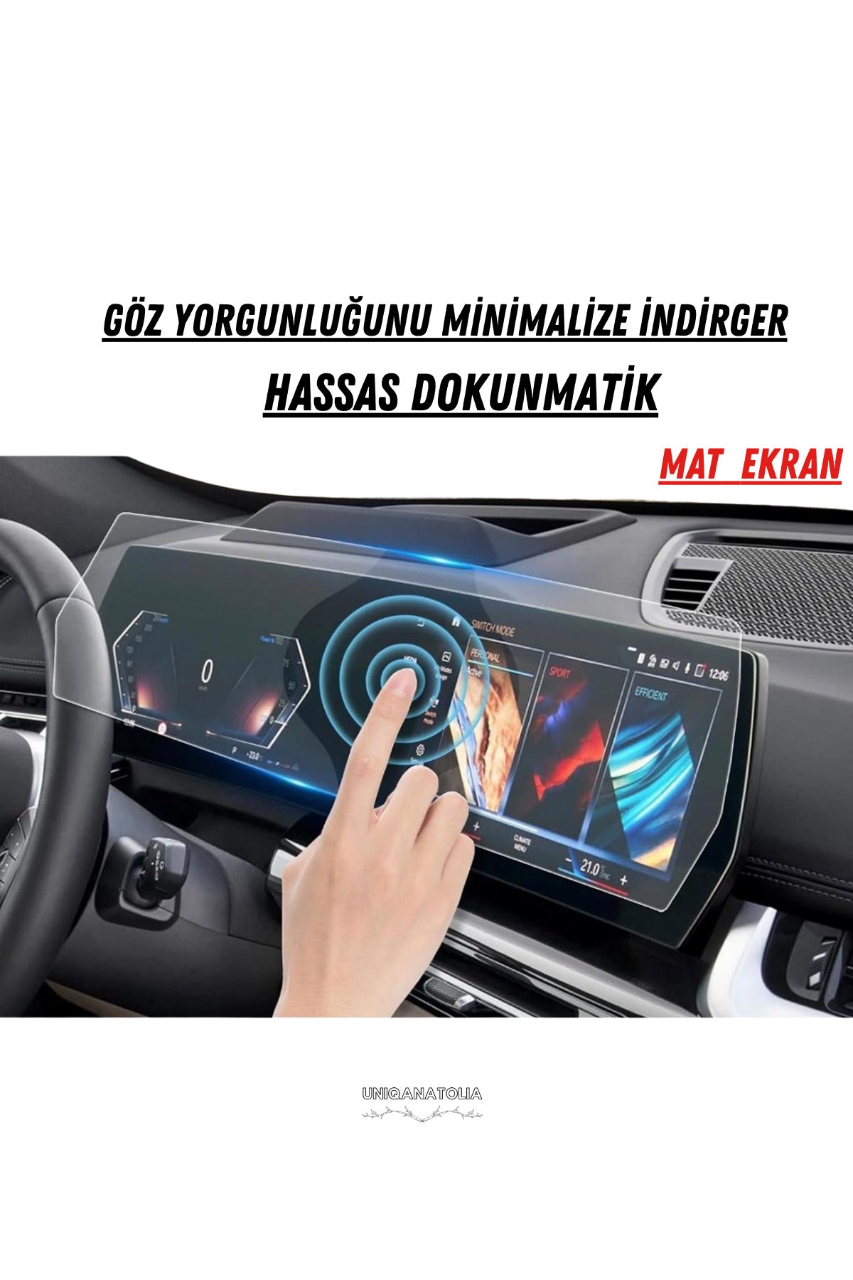 Bmw 2 Serisi Active Tourer 2025 Navigasyon Ve Bilgi Ekran Uyumlu Mat Ekran Koruyucu