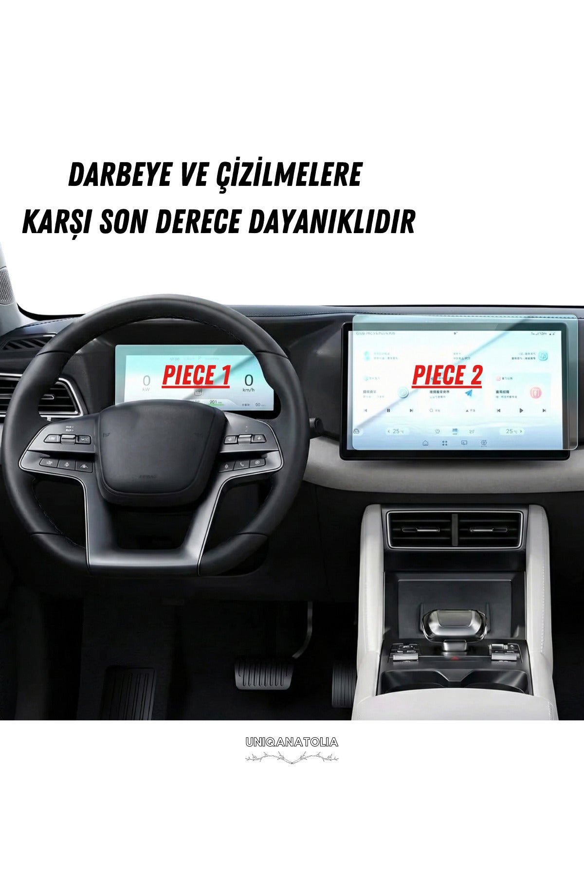 BYD ATTO 2 Boost Hayalet Ekran ve Multimedya Uyumlu Nano Ekran Koruyucu