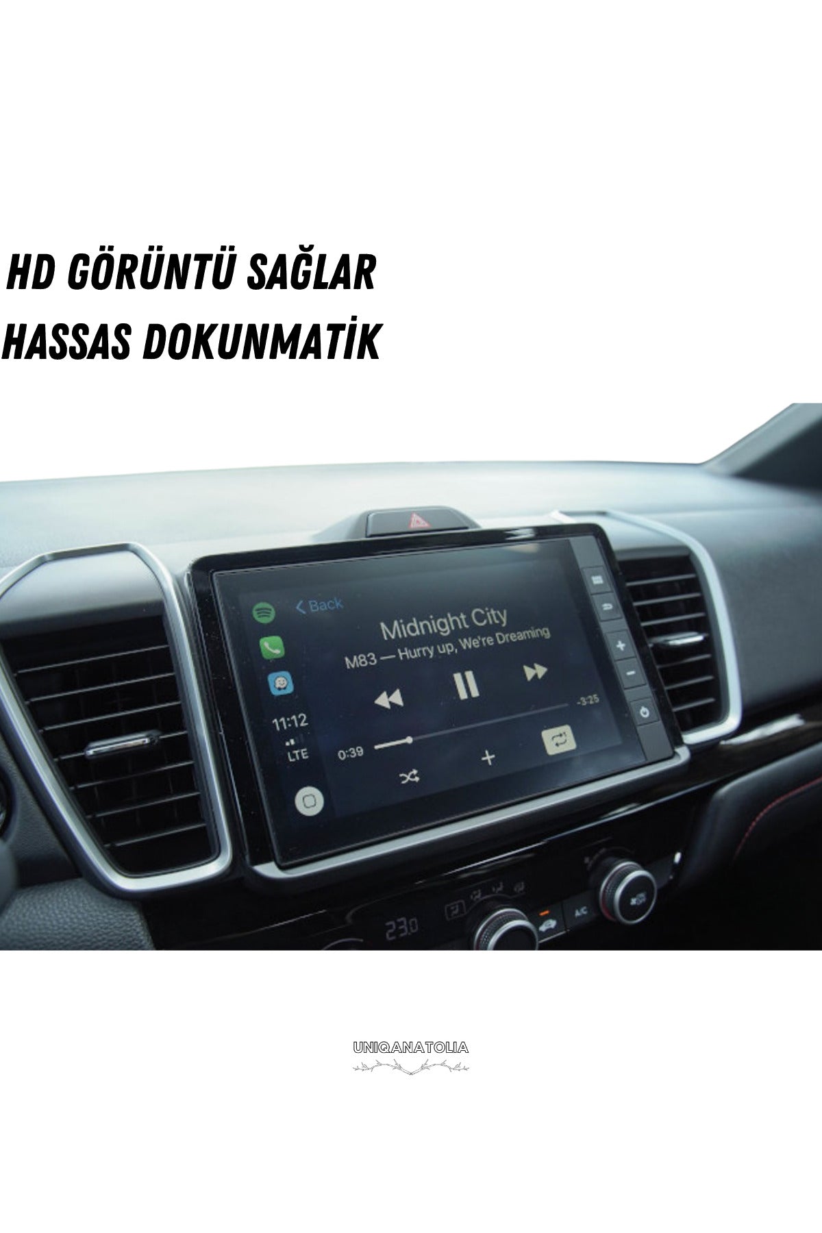 Honda City 2025 Navigasyon ve Multimedya Uyumlu Nano Ekran Koruyucu
