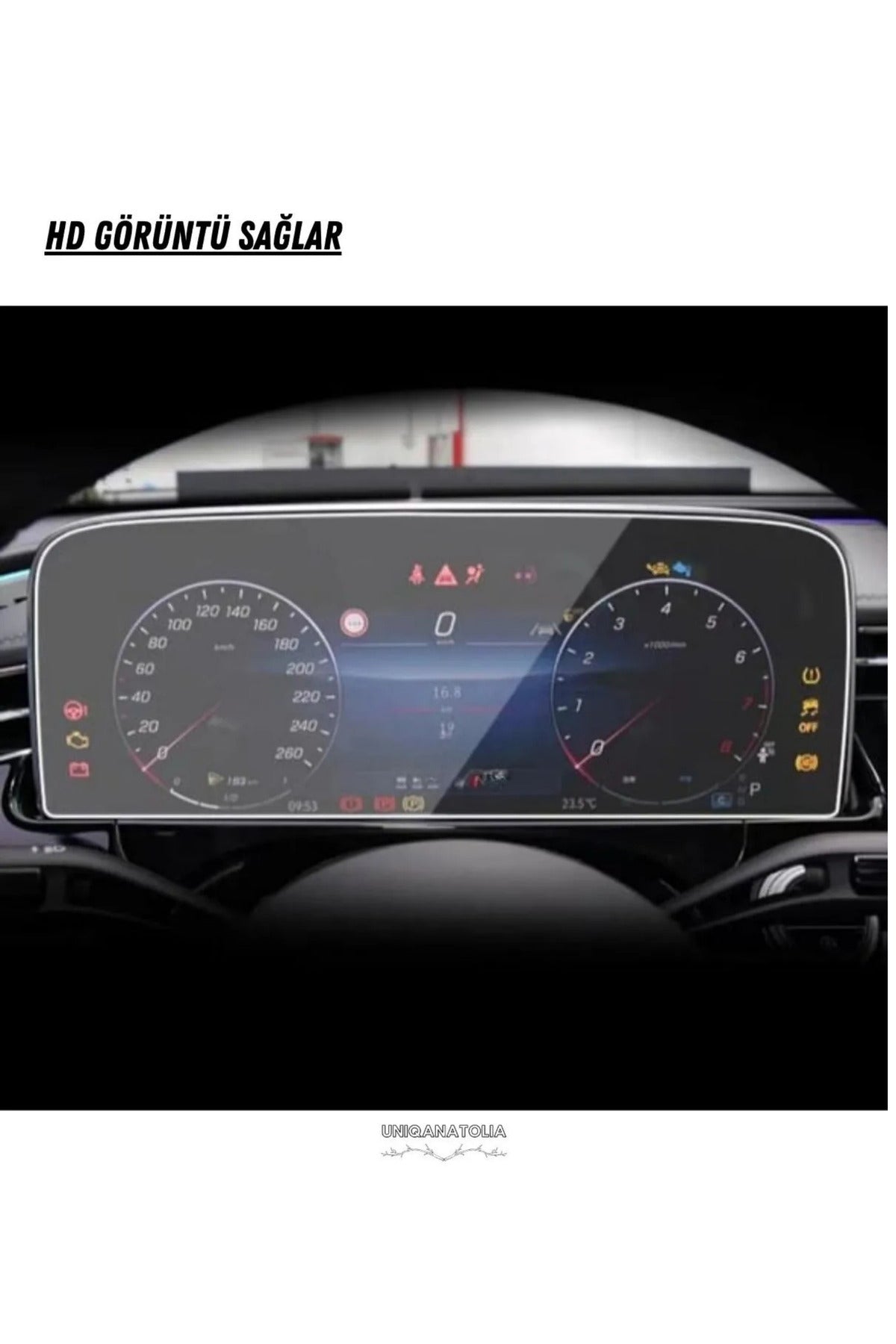 Mercedes E220 2025 Hayalet Gösterge Uyumlu Nano Ekran Koruyucu