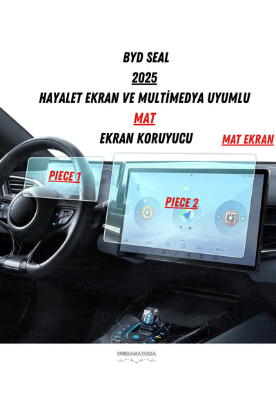 BYD SEAL 2025 Hayalet Ekran ve Multimedya Uyumlu Set Mat Ekran Koruyucu