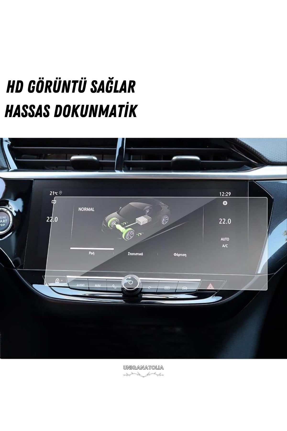 Opel Corsa 2025 Navigasyon ve Multimedya Uyumlu Nano Ekran Koruyucu