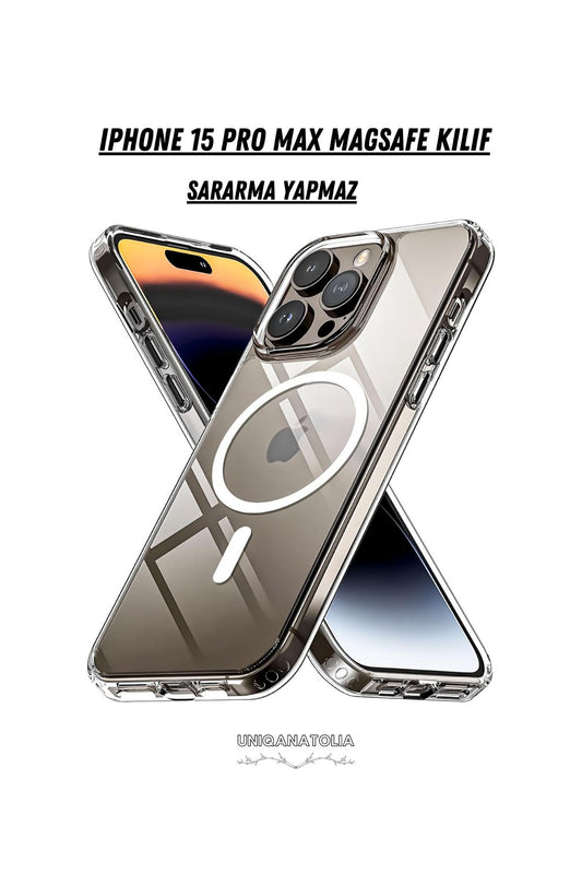 iPhone 15 Pro Max  Magsafe Animasyon Destekli Yüksek Kalite Kılıf