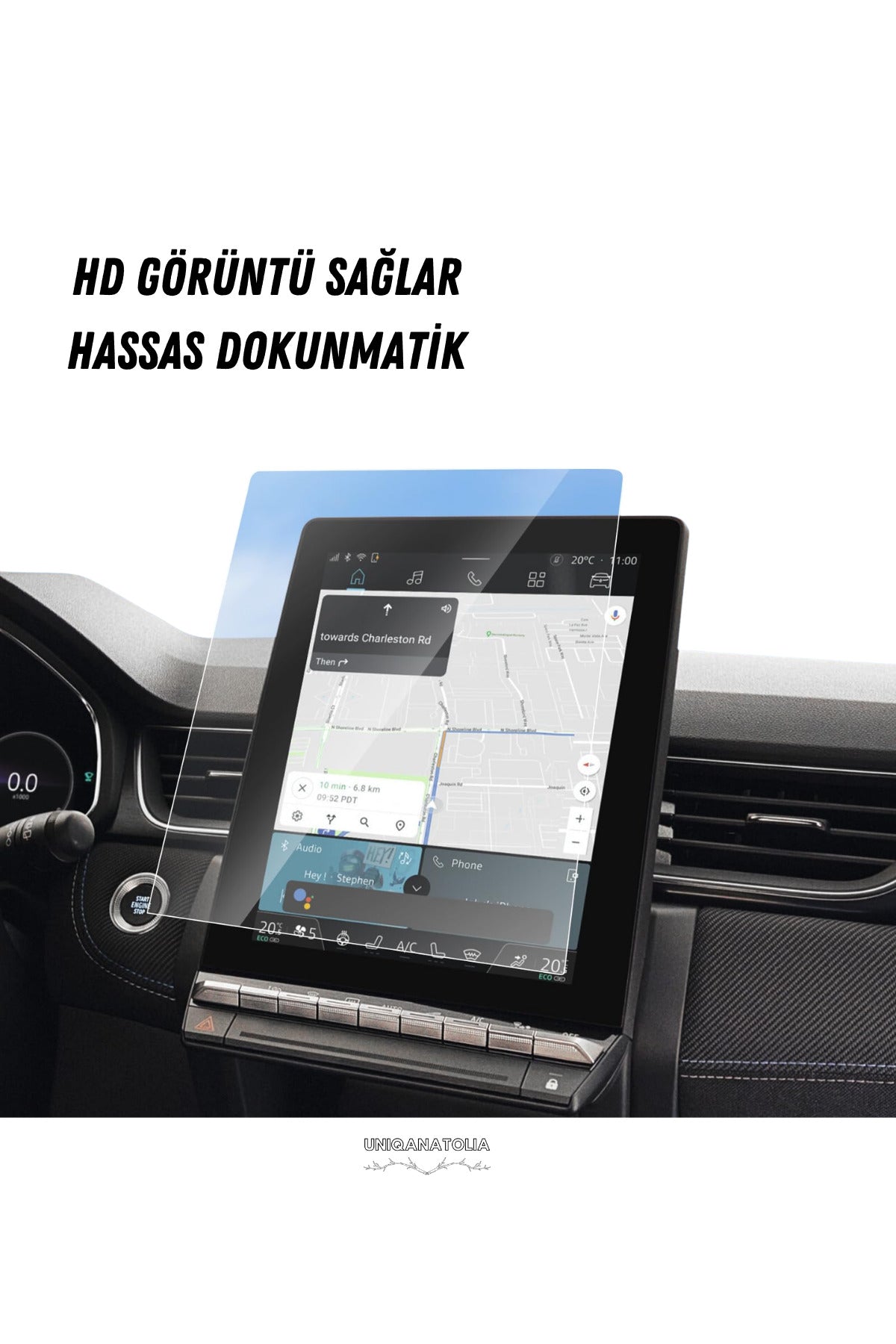 Renault Captur 2026 Navigasyon ve Multimedya Uyumlu Nano Ekran Koruyucu