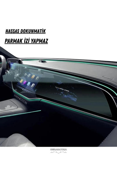 Mercedes E180 2025 Multimedya ve Yolcu Ekran Uyumlu Nano Ekran Koruyucu
