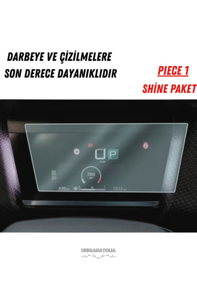 Citroen C4x Shine Paket Uyumlu Hayalet Ekran Ve Multimedya Nano Ekran Koruyucu