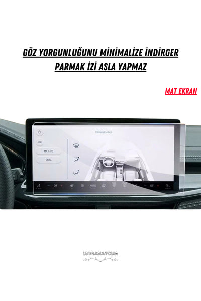 Ford Focus 2023-2024 Navigasyon ve Multimedya Uyumlu Mat Ekran Koruyucu