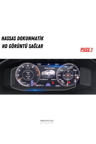 Cupra Formentor 2025 Hayalet Gösterge ve Multimedya Uyumlu Nano Ekran Koruyucu