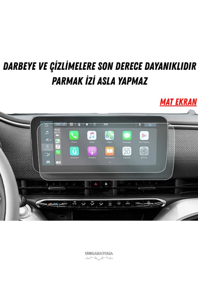 Fıat Egea 2025-2026 Navigasyon ve Multimedya Uyumlu Mat Ekran Koruyucu