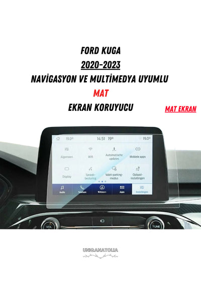 Ford Kuga 2020-2023 Navigasyon ve Multimedya Uyumlu Mat Ekran Koruyucu