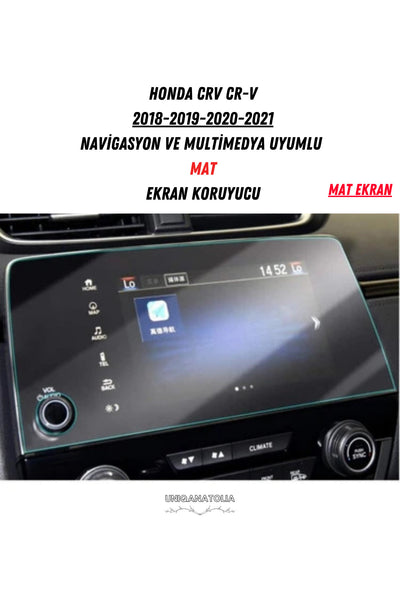 Honda CRV CR-V 2018-2021 Navigasyon ve Multimedya Uyumlu Mat Ekran Koruyucu
