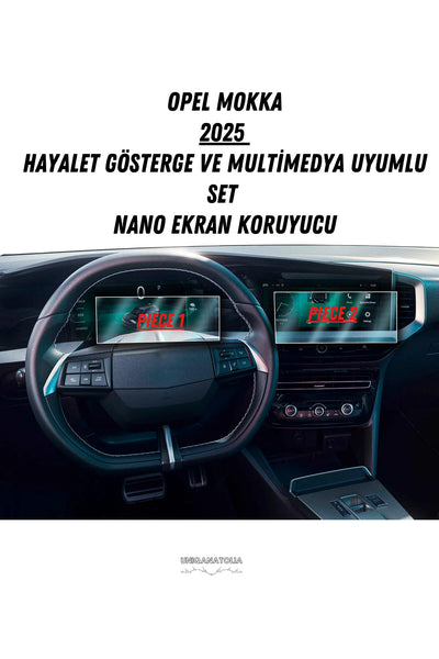 Opel Mokka 2025 Hayalet Gösterge ve Multimedya Uyumlu Set Nano Ekran Koruyucu