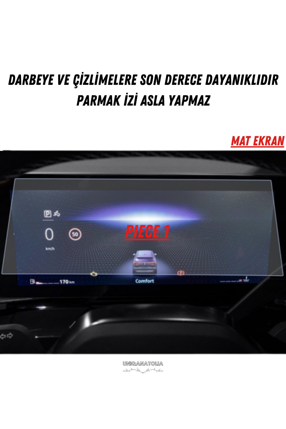 Renault Austral 2026 Hayalet Ekran Ve Multimedya Uyumlu Set Mat Ekran Koruyucu