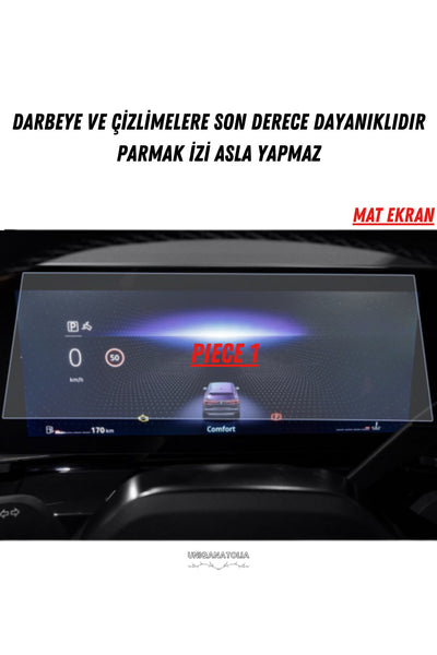 Renault Austral 2026 Hayalet Ekran Ve Multimedya Uyumlu Set Mat Ekran Koruyucu