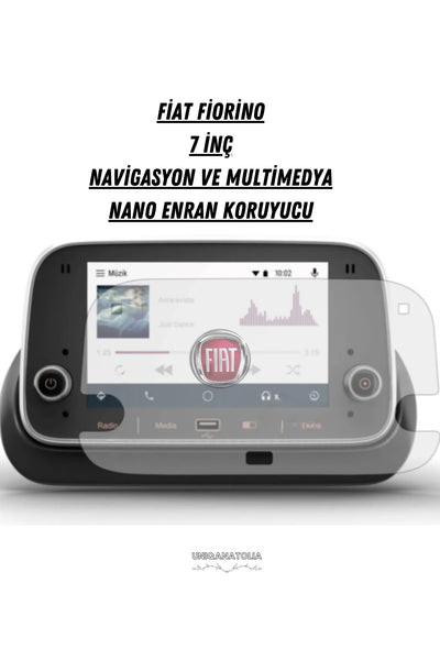 Fiat Fiorino 7 inç Navigasyon ve Multimedya Uyumlu Nano Ekran Koruyucu
