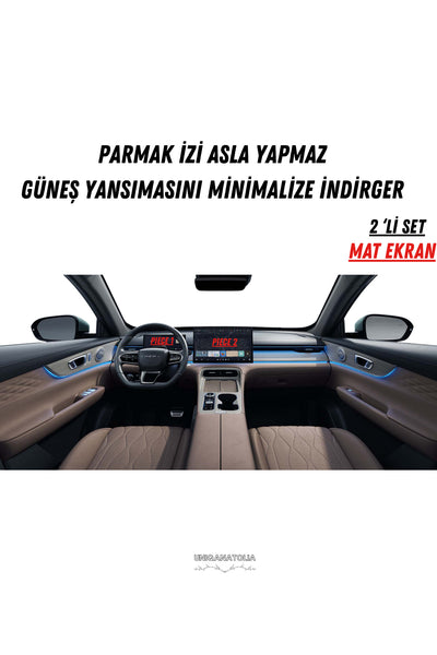 Chery Tıggo8 2026 Hayalet Gösterge Ve Multimedya Uyumlu Mat Ekran Koruyucu