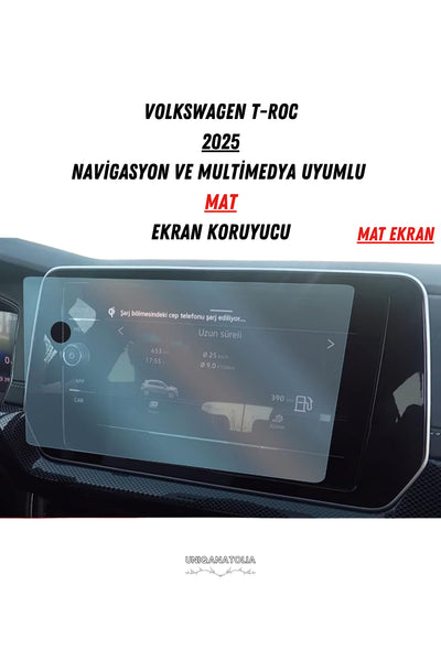 Volkswagen T-Roc 2024 Navigasyon ve Multimedya Uyumlu Nano Ekran Koruyucu