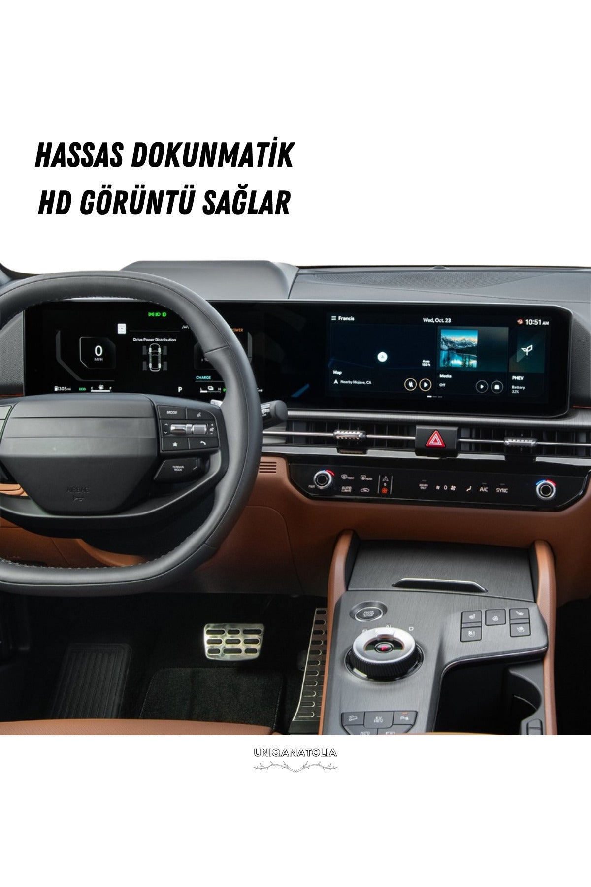 Kia Sportage Makyajlı 2025-2026 Multimedya ve Klima Konsol Uyumlu Nano Ekran Koruyucu