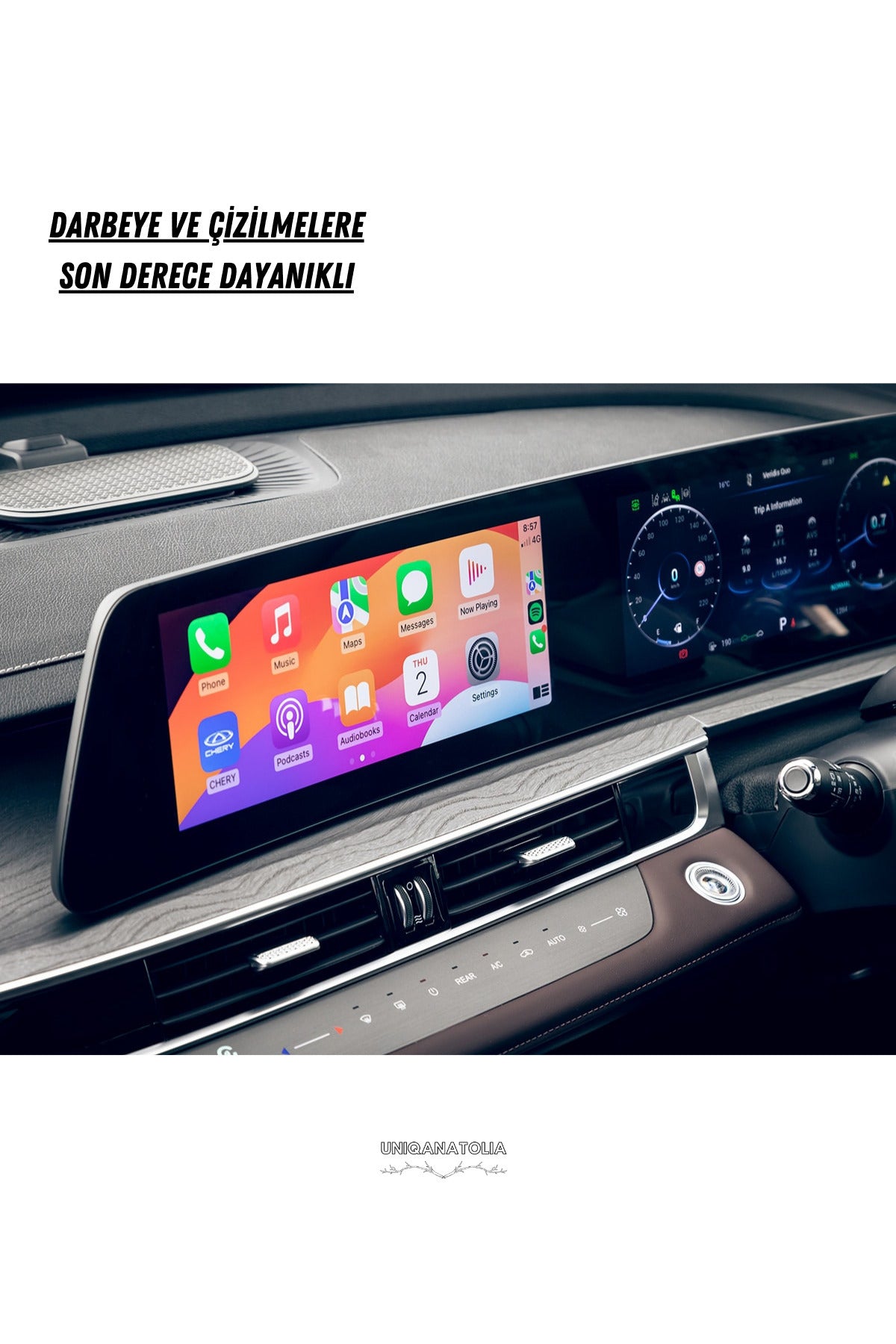 Chery Tıggo 7 Pro Max 2025 Dijital Gösterge ve Multimedya Uyumlu Nano Ekran Koruyucu