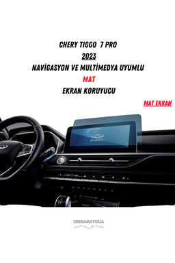 Chery Tiggo 7 Pro 2023 Navigasyon ve Multimedya Uyumlu Mat Ekran Koruyucu