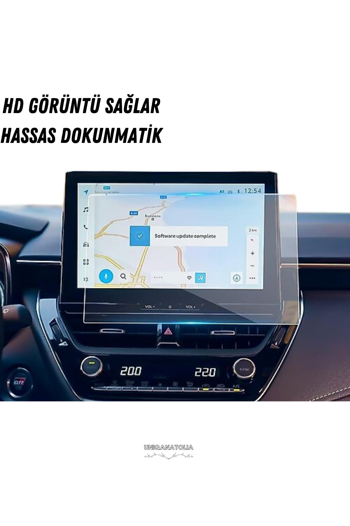 Toyota Corolla Cross 2025 Navigasyon ve Multimedya Uyumlu Nano Ekran Koruyucu