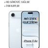 iPhone 17 Air Anti-Static 3D Toz Tutmayan Kırılmaz Ekran Koruyucu