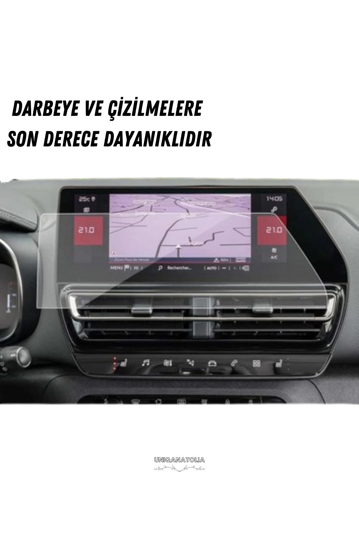 C5 Aırcross 2025 Makyajlı Kasa Navigasyon ve Multimedya Uyumlu Nano Ekran Koruyucu