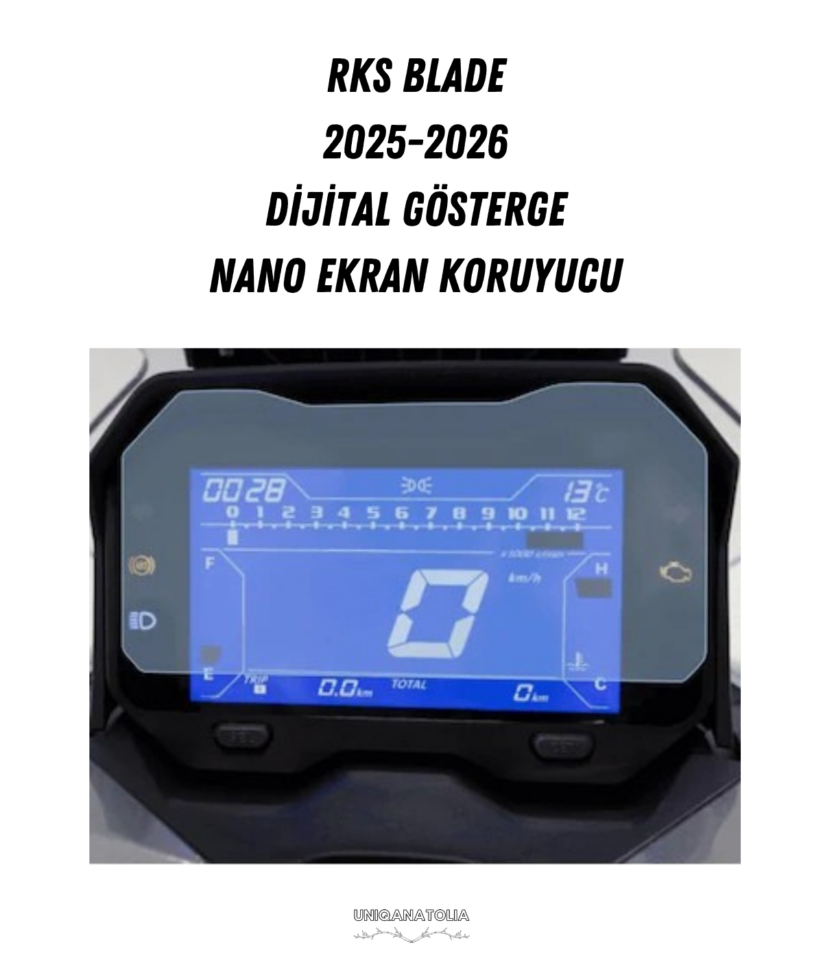 RKS BLADE 2025-2026 Dijital Gösterge Uyumlu Nano Ekran Koruyucu