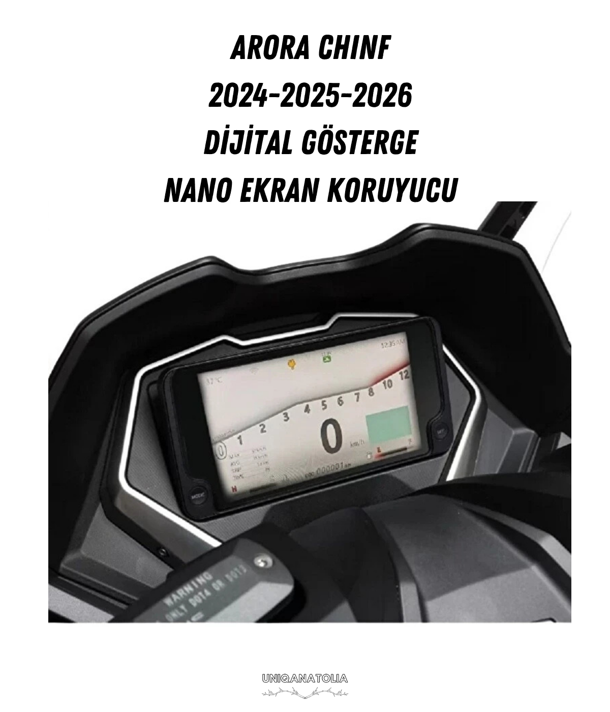 Arora Chinf 2024-2025-2026 Dijital Gösterge Uyumlu Nano Ekran Koruyucu