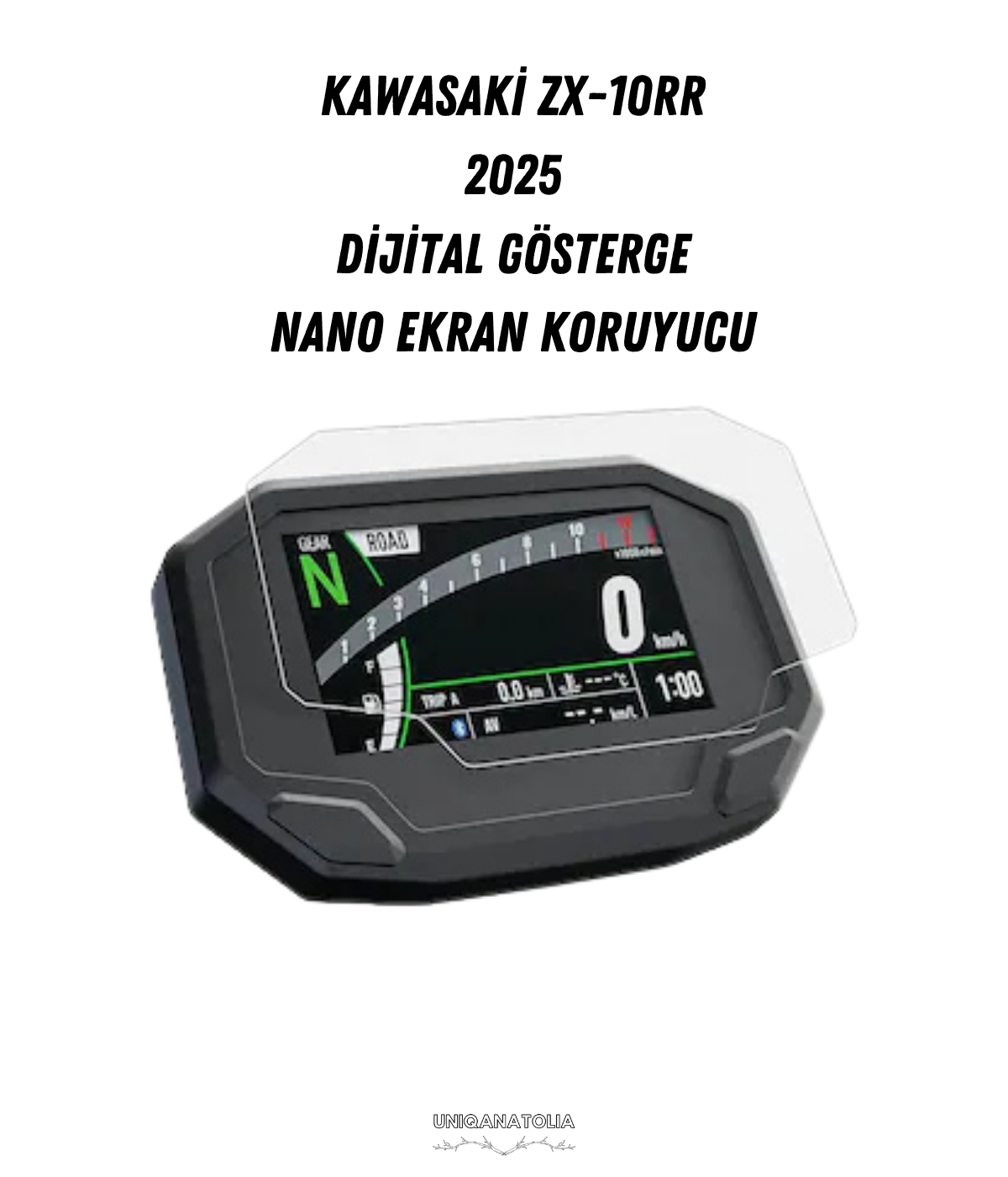 Kawasaki ZX 10RR 2025 Dijital Gösterge Uyumlu Nano Ekran Koruyucu